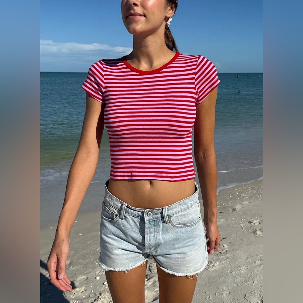 Brandy melville Ashlyn striped top